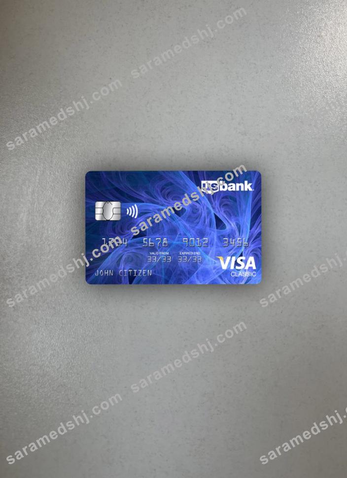 USA U.S. bank visa classic card photolook front